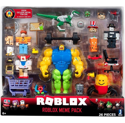 Roblox Meme Pack 26 Piezas Figuras Accesorios Original