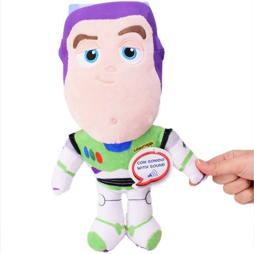 Peluche Toy Story 4 Buzz Lightyear Woody Con Sonido Y Frases