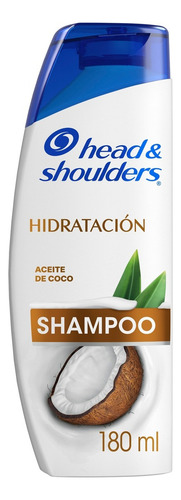 Shampoo Head & Shoulders Hidratación, 180 Ml