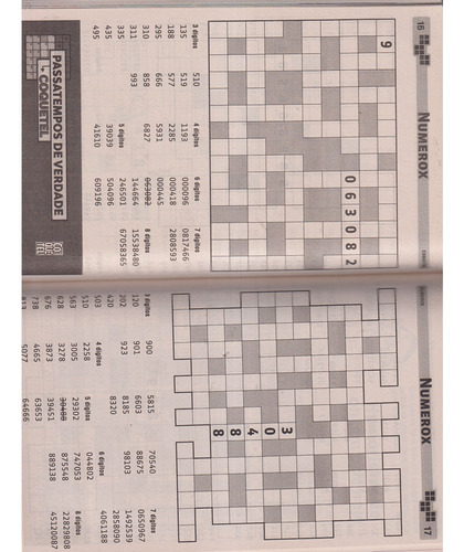 Livro De Passatempos Coquetel Coletanea Probelmas De Lógica, Cruzadox, Dominox Numerox Cripto Cruzada, 144 Pgs