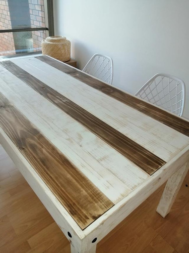 Mesa De Madera Rustica 150x90