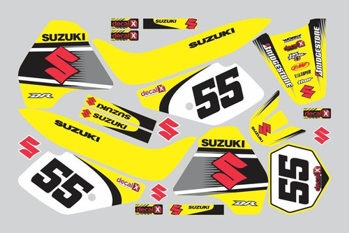 Adesivos Gráficos Motocross Compatível Dr 350 0,20mm R865 Cor PERSONALIZADO