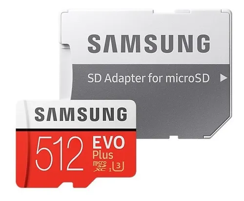 Memoria Micro Sd 512gb Samsung Evo Plus U3 4k 100mb s