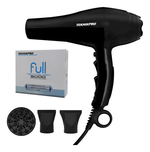 Secador De Pelo Profesional Full Technology 5000 Teknikpro