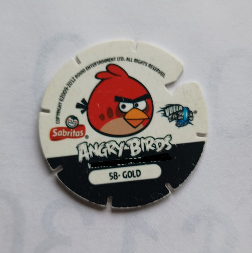 Tazo Angry Birds 58 Gold (Usado)