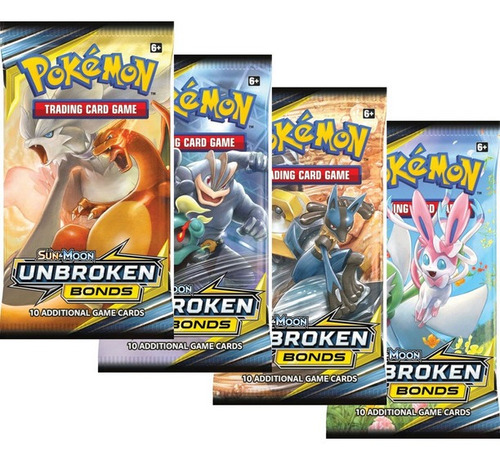 Pokémon Booster Pack Unbroken Bond En Inglés Unidad