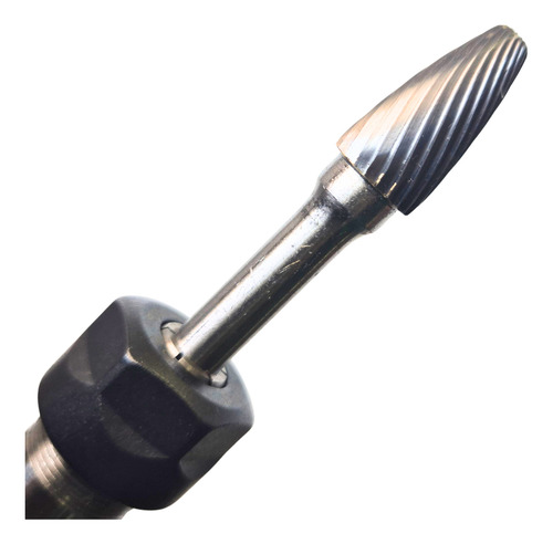 Lima Rotativa Metal Duro Cônica 10x20mm Árvore Arredondada