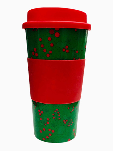 Termo Navideño Navidad Vaso Para Café Reutilizable 500 Ml