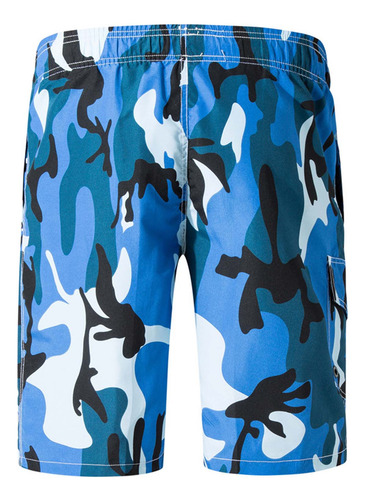 Pantalones Cortos Para Hombre, Cintura Elástica, Beam Beach