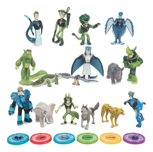 Wild Kratts Toys - Juego De Figuras De Acción De Coleccion.