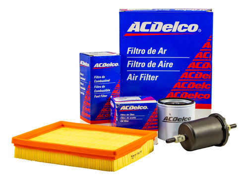 Kit Filtros Acdelco Chevrolet Agile 1.4 8v Todos