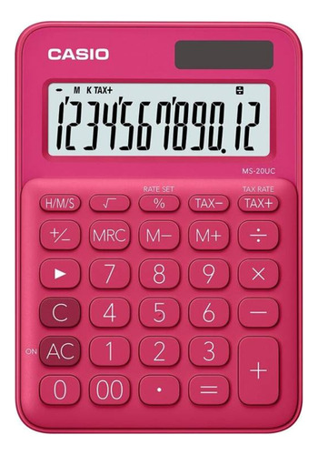 Ms-20uc-rd - Calculadora Casio De Escritorio 12 Digit