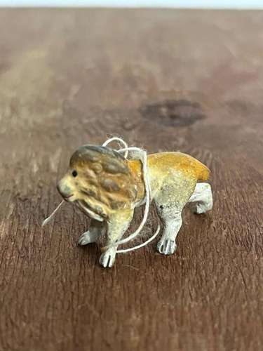Lote Antiguo Figuras Miniatura Animales Barro (Usado)