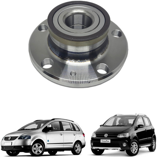 Cubo Roda Traseira Vw Crossfox Fox Spacefox Polo S/abs