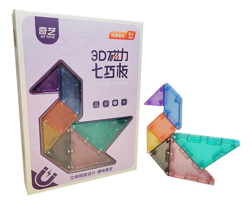 Puzles Magnéticos Tangram 3d Qiyi Puzles Magnéticos 3d Ed