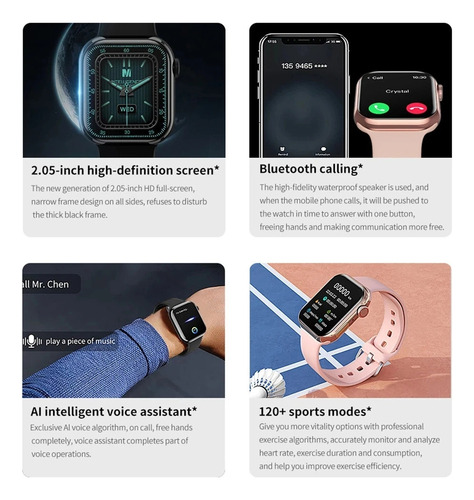 Nova Reloj Inteligente For Hombre, Bluetooth, For Llamadas,