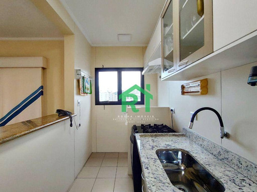 Imagem 7 de 24 de Apartamento Na Praia, Vista Para O Mar, 3 Dormitórios, Sendo 1 Suíte, 3 Sacadas, 2 Vagas De Garagem, Lazer Completo, Pitangueiras - Guarujá/sp - Fl0067