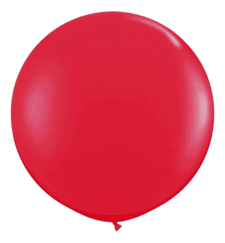 Big Balão 250 Bexiga Gigante Liso - 1 Unidade- Cores Cor Vermelho