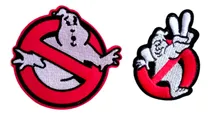 Comprar 2 Parches Bordados Cazafantasmas Ghostbusters 8a10cm Termoad