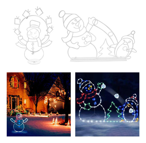 Aa Lámparas Led De Navidad A Prueba De Agua Decoraciones