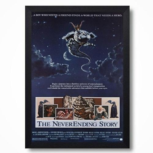 Cuadro The Neverending Story 1984 Marco Con Vidrio 35x50