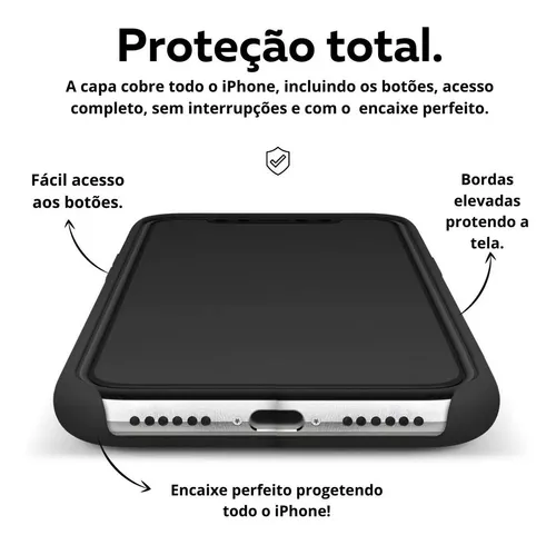 Capa Capinha Case Iphone 6/6s Aveludada Rigida Varias cores Premium