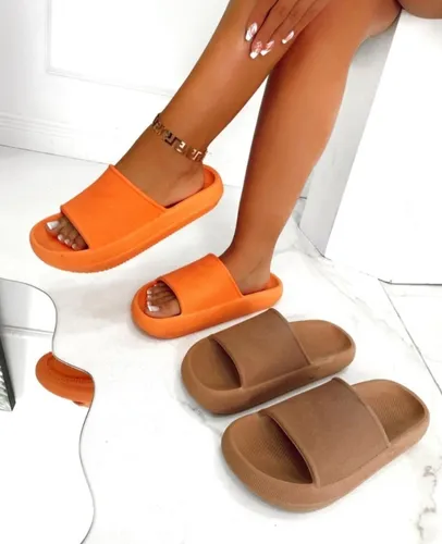 Sandalias de goma 2025 para la playa mujer