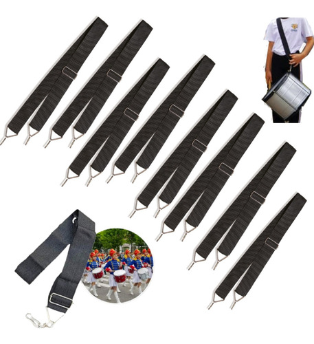50 Fitas Alças Talabarte Para Fanfarra Percussão Desfile Esc