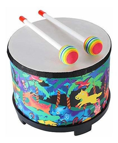 Piso Tom Drum For Kids 8 Pulgadas Montessori Percussion Inst