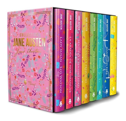 Complete Works Of Jane Austen - Fondo - 8 Libros Ingles /