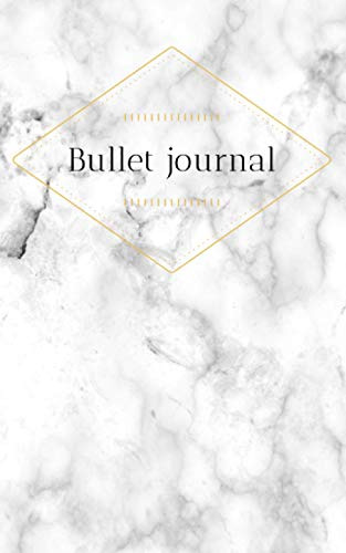 Bullet Journal Marmol: Cuaderno Punteado 120 Paginas