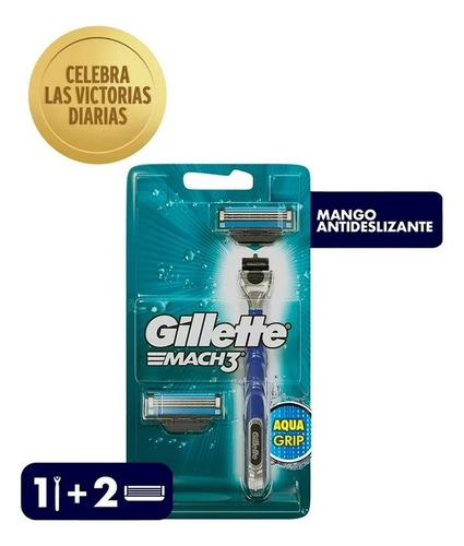 2 Pza Rastrillo Para Afeitar Recargable + Repuestos Gillette
