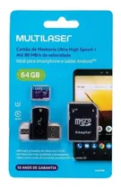Comprar Pendrive 16gb 4x1 Cartão Memória Micro Usb Multilaser Mc150