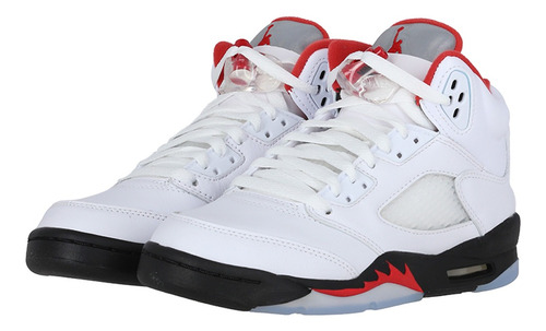 Zapatilla Jordan Junior Air 5 Retro True White/red/black