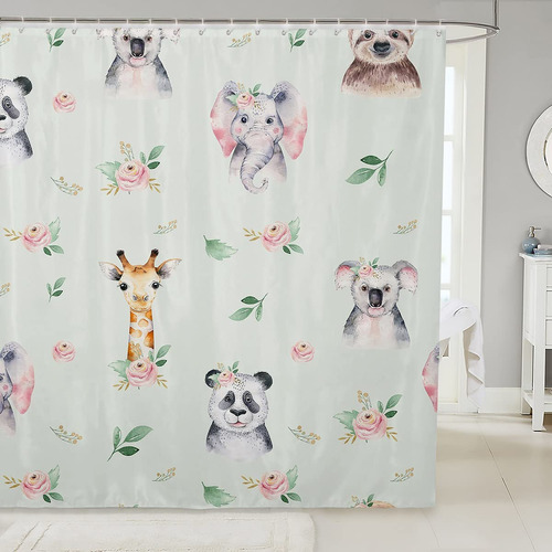 Cortina Ventana Tematica Animal Para Niño Adolescente Bonita