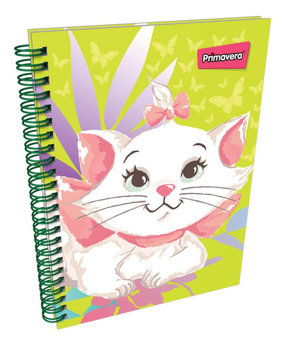 Cuaderno Gata Marie Pasta Dura 85 Rayas Primavera 4