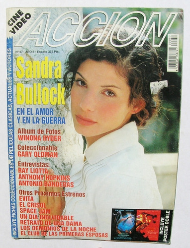 Revista Accion No. 57, Revista Importada Con Poster 1996