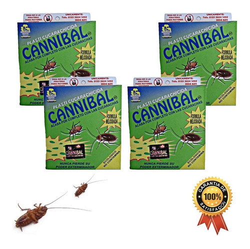 Cannibal Exterminador Cucarachicida - 100% Garantizado (4)