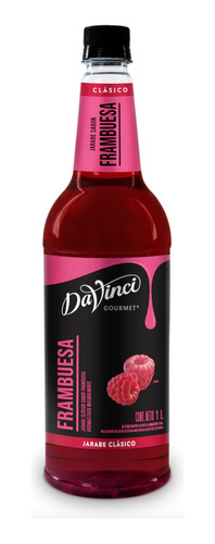 Jarabe Davinci Gourmet Para Bebidas Sabor Frambuesa