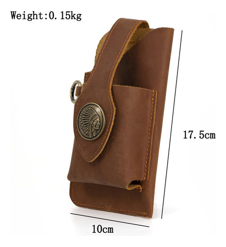 De Funda Multifuncional De Piel Para Móvil Con Cinturón