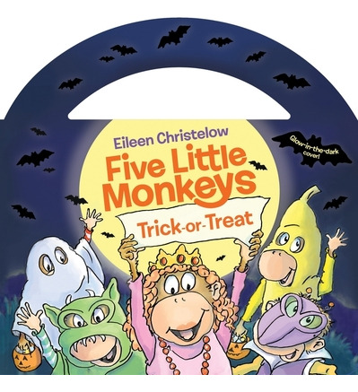Libro Five Little Monkeys Trick-or-treat Glow-in-the-dark...