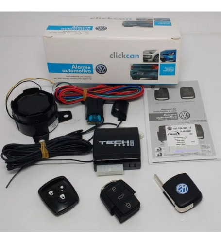 Kit Alarme Vw Tech Gol Voyage Fox Up Saveiro