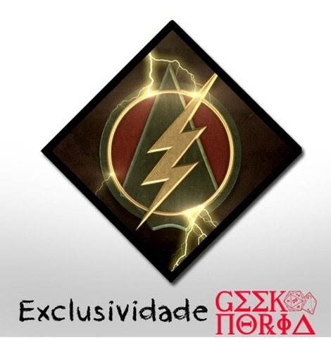 Placa Criativa Decorativa Série Crossover Flash E Arrow