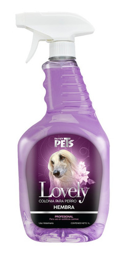 Colonia Lovely Uso Profesional 1l Perro Hembra Fancy Pets