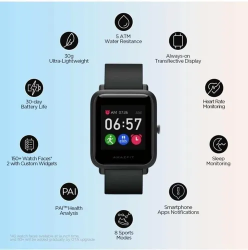 Amazfit bip lite es sumergible hotsell