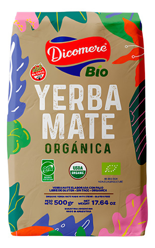 Yerba Mate Orgánica Dicomere 500gr