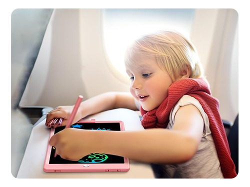 Tablet De Dibujo 16pulg, Ideal Para Viajes Con Niños (rosa)