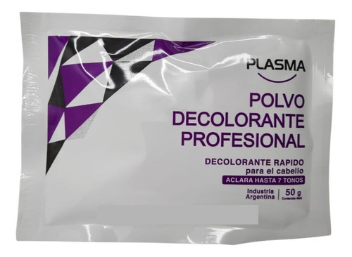  Polvo Decolorante Plasma Rapido Aclara 7 Tonos 50g