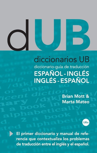 Libro Diccionario-guã­a De Traducciã³n: Espaã±ol-inglã©s,...