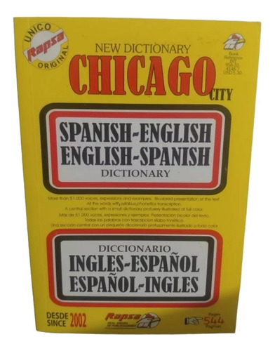 New Diccionario Chicago Spanish- English, Original Nuevo